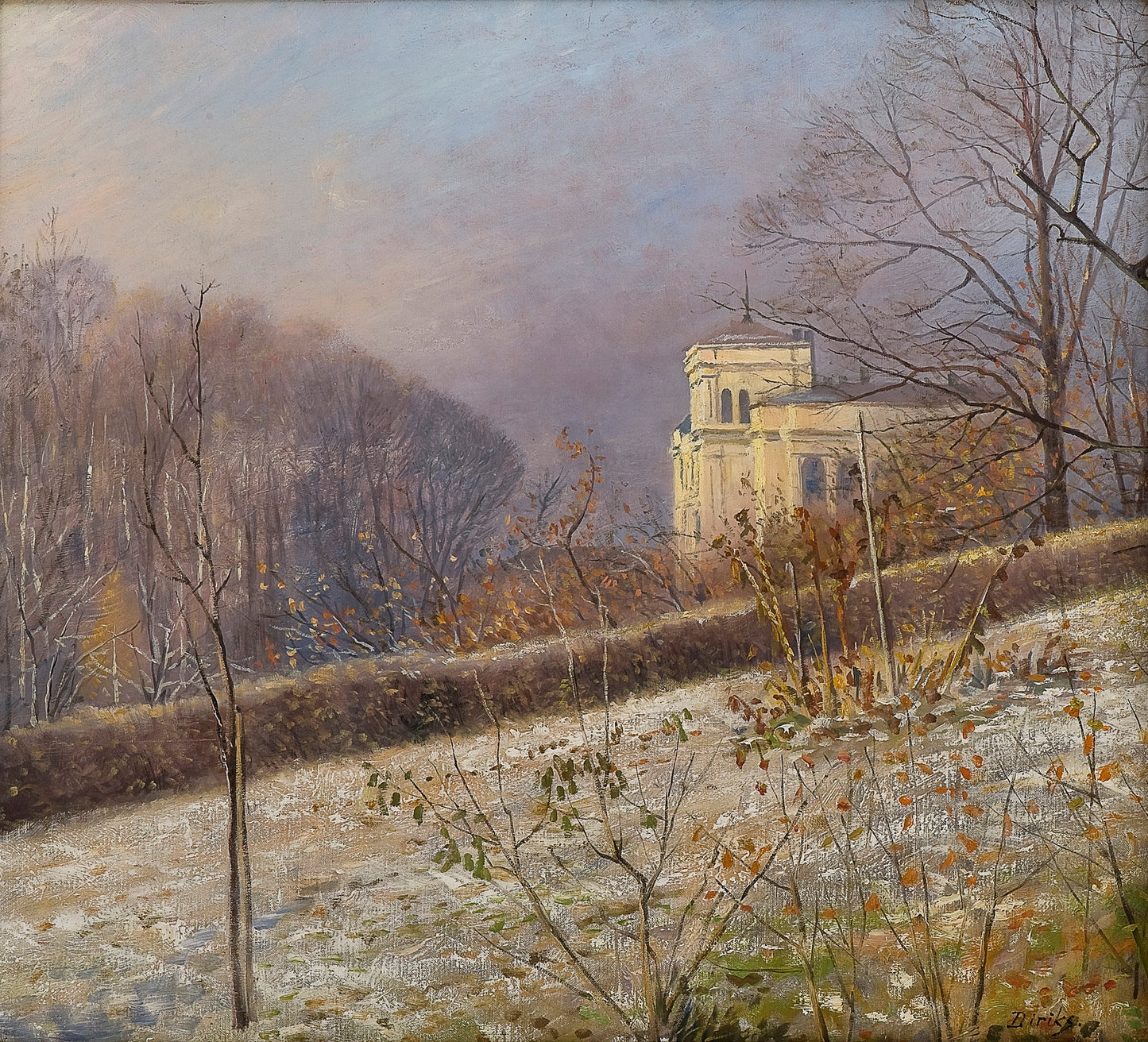 Villa at Drammensveien by Edvard Diriks,A3(16x12")Poster