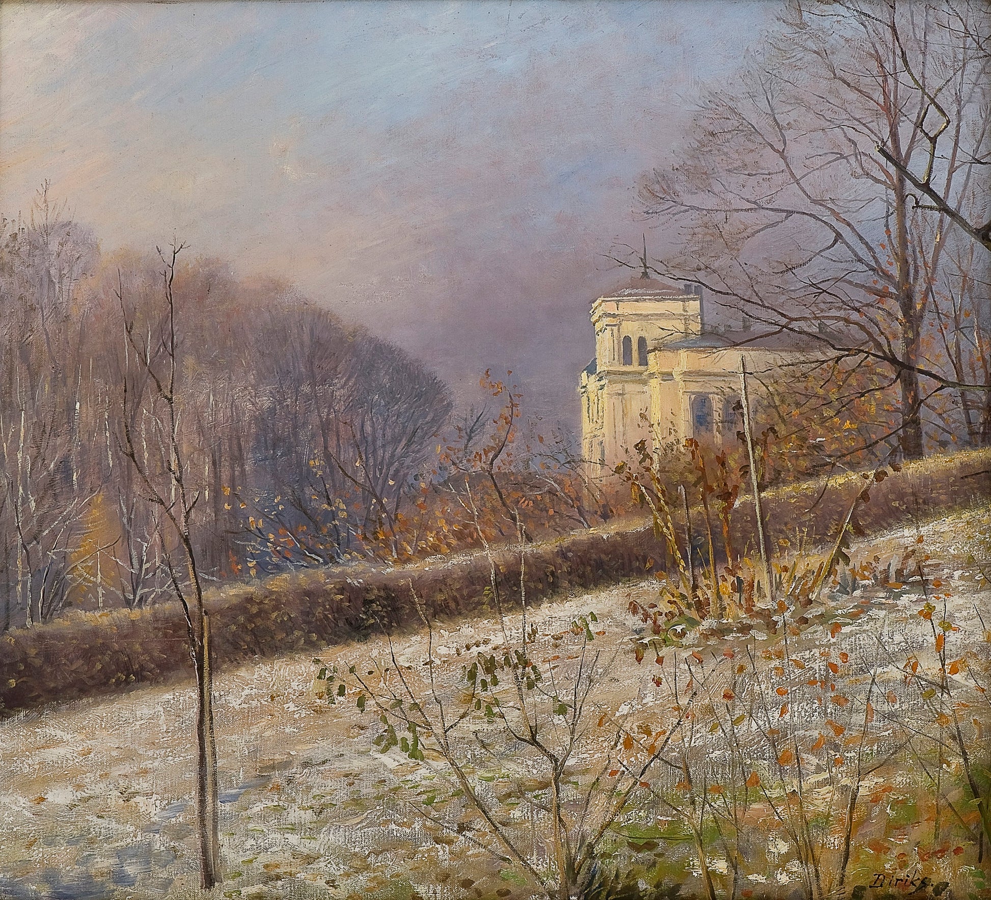 Villa at Drammensveien by Edvard Diriks,A3(16x12")Poster