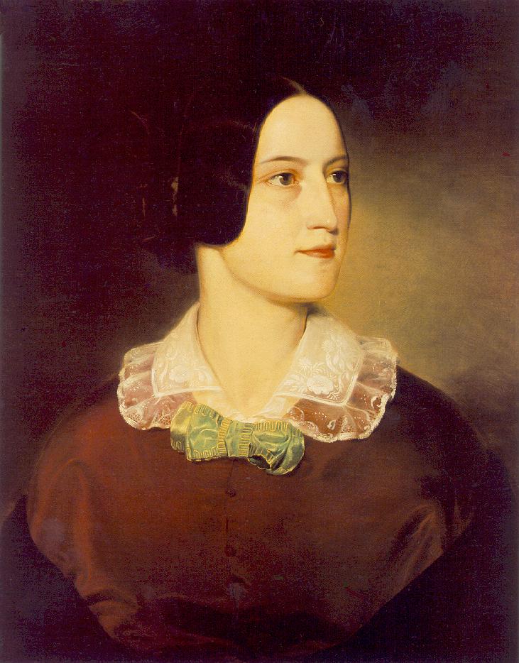 Woman with Lace Collar, vintage artwork by József Borsos, A3 (16x12") Poster Print