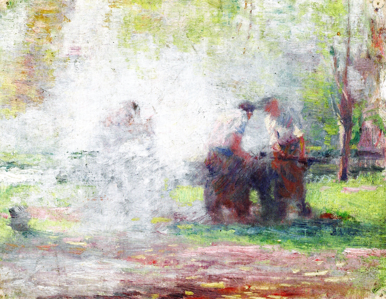 Study for 'The Smiths' (Compositional Sketch no.1), vintage artwork by William Blair Bruce, 12x8" (A4) Poster