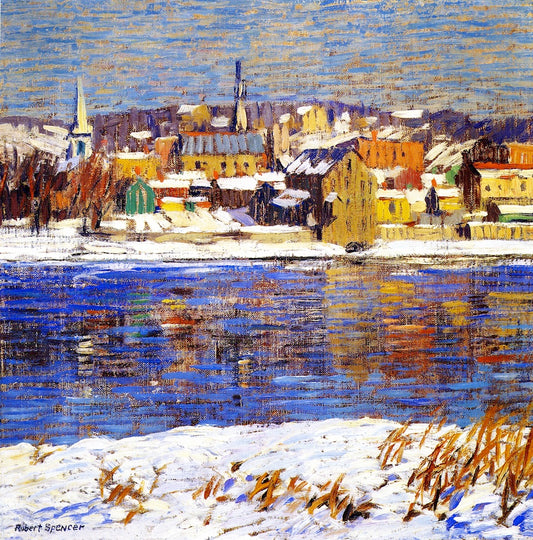 Across the Deleware by Robert Spencer,16x12(A3) Poster
