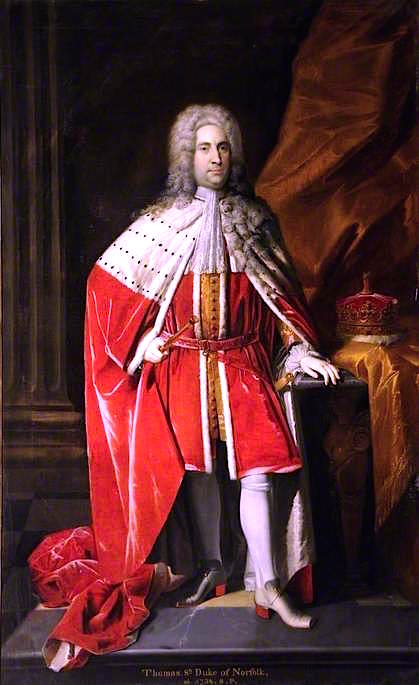 Thomas Howard, 8th Duke of Norfolk, vintage artwork by Richard van Bleeck, 12x8" (A4) Poster