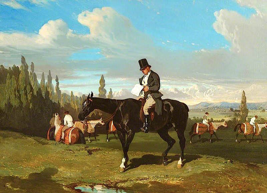 The Trainer, vintage artwork by Alfred de Dreux, A3 (16x12") Poster Print