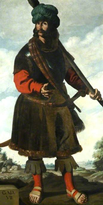 Gad VIII, vintage artwork by Francisco de Zurbarán, 12x8" (A4) Poster