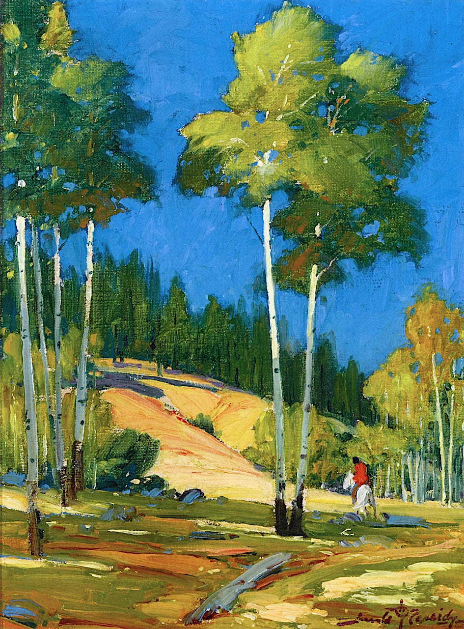 The Summit, New Mexico, vintage artwork by Gerald Cassidy, 12x8" (A4) Poster
