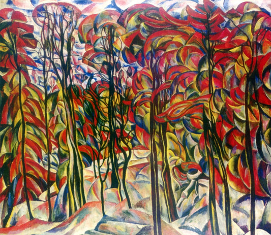 Autumn, Crotona Park, Bronx by Abraham A. Manievich,16x12(A3) Poster