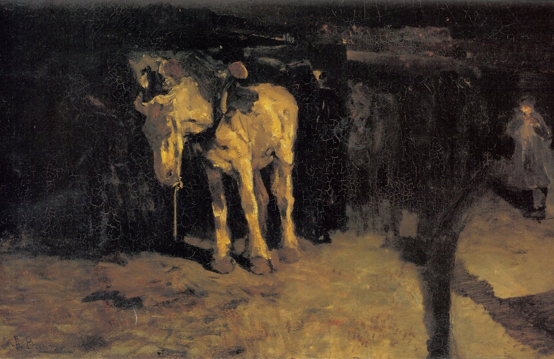The horse of Montmartre by George Hendrik Breitner,A3(16x12")Poster