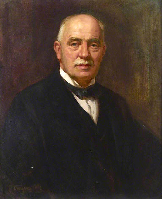 Sir John Hunt, Town Clerk of the City of Westminster, vintage artwork by Philip Tennyson Cole, 12x8" (A4) Poster