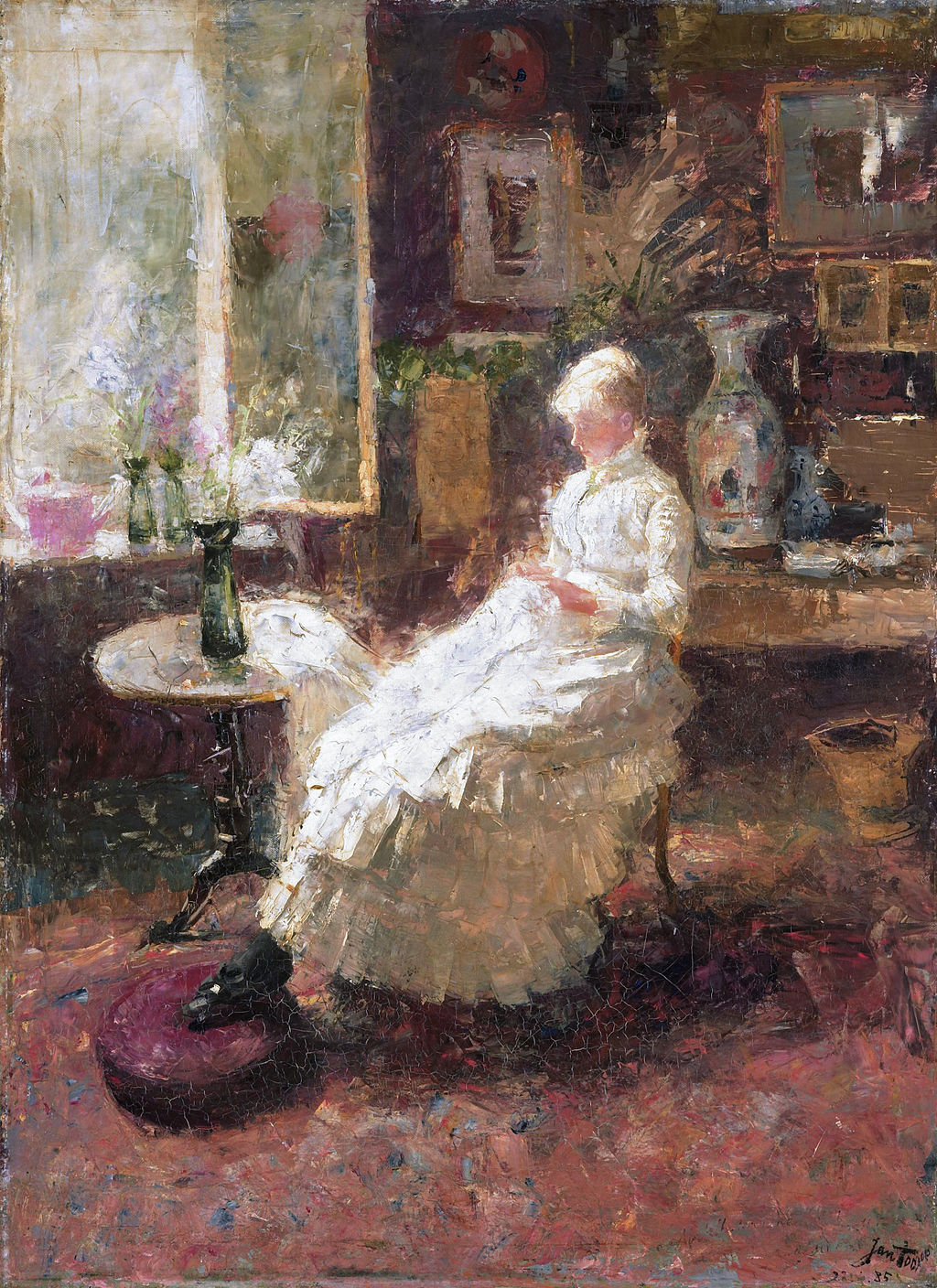 ortrait of Annie Hall te Lissadell (1860-1929) by Jan Toorop,A3(16x12")Poster