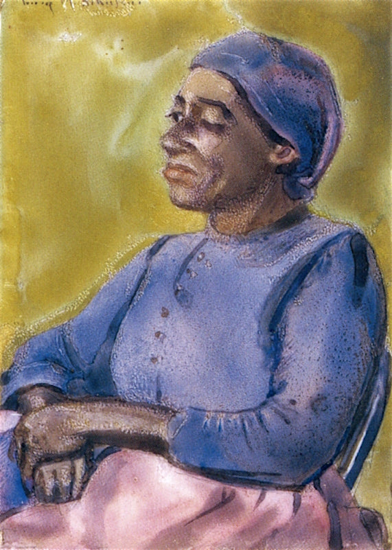Aunt Maria, vintage artwork by Lucy May Stanton, 12x8" (A4) Poster