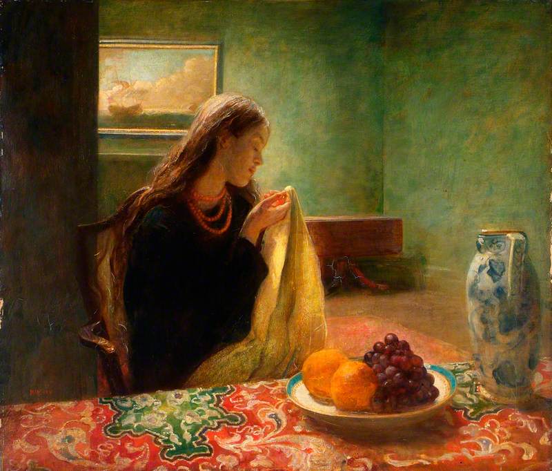 La reprise, vintage artwork by Ambrose McEvoy, 12x8" (A4) Poster
