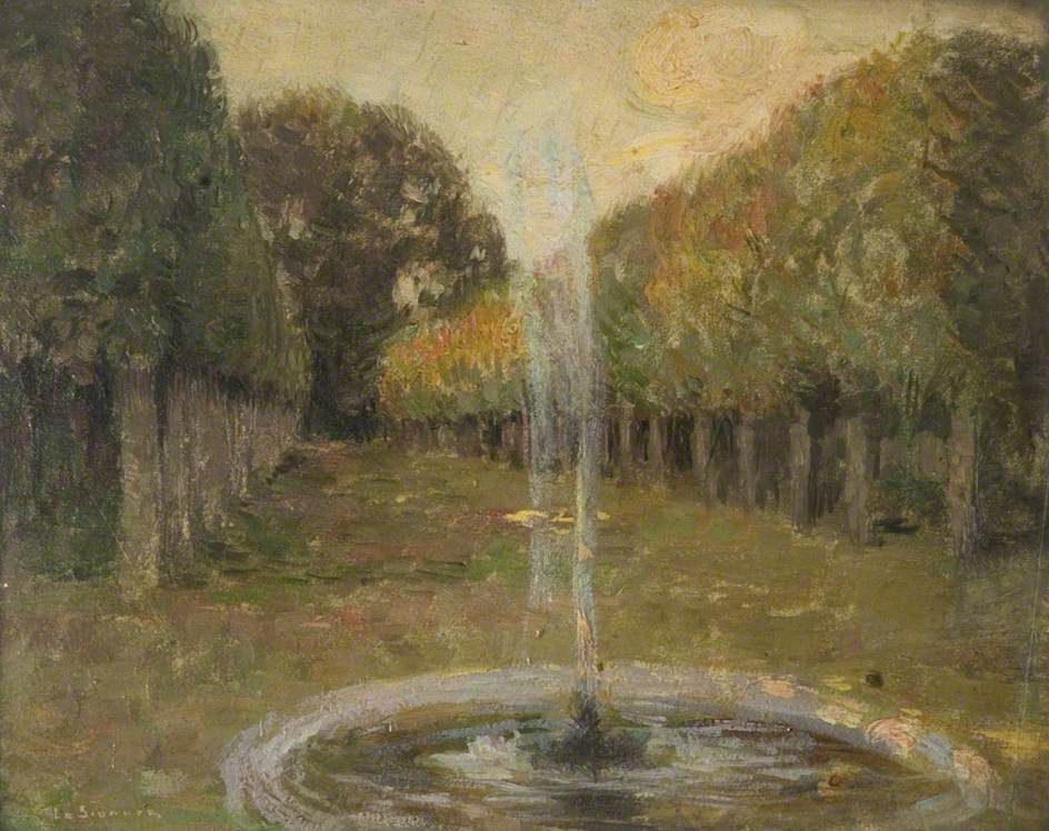 Corner of Versailles Park by Henri Le Sidaner,A3(16x12")Poster