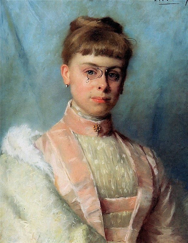 anna Eugenia Theadora Van Hoorn Schouwe by Therese Schwartze,A3(16x12")Poster