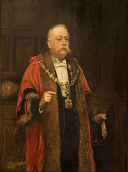 Alderman William Groom, vintage artwork by Frederick George Cotman, 12x8" (A4) Poster