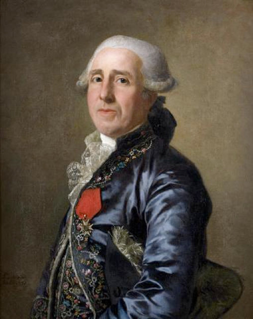 Portait de Marc-Antoine Thierry, Baron de Ville d'Avray, vintage artwork by Alexander Roslin, 12x8" (A4) Poster