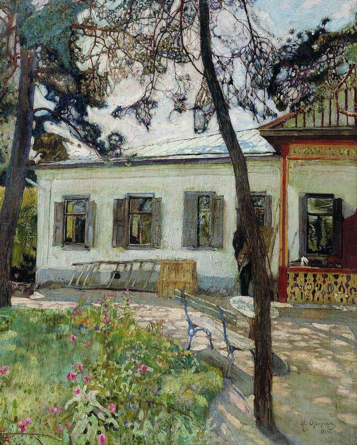Summer Cottage, vintage artwork by Isaak Brodsky, 12x8" (A4) Poster