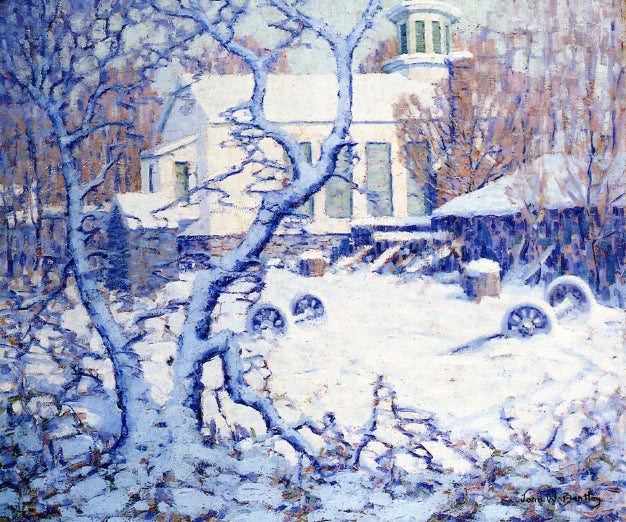 The Woodstock Church by John William Bentley,16x12(A3) Poster