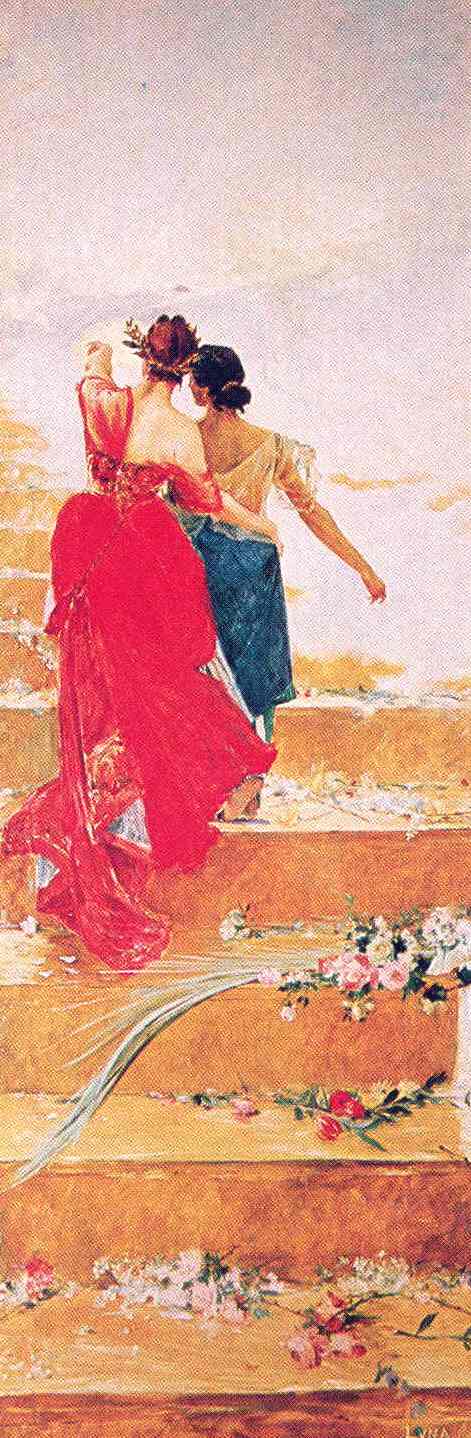 Spain and the Philippines, vintage artwork by Juan Luna y Novicio, 12x8" (A4) Poster