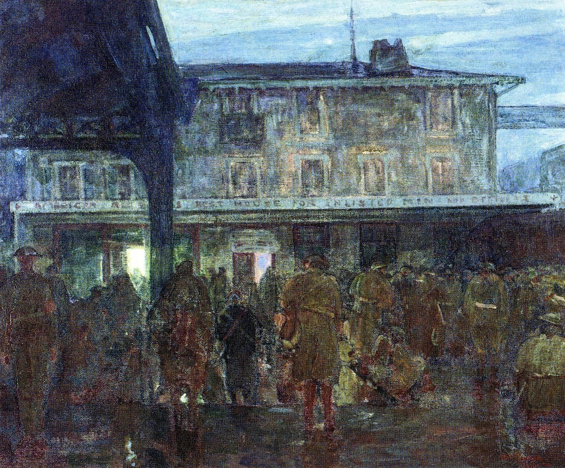 ss Canteen, Toul, France, World War I by Henry Ossawa Tanner,A3(16x12")Poster