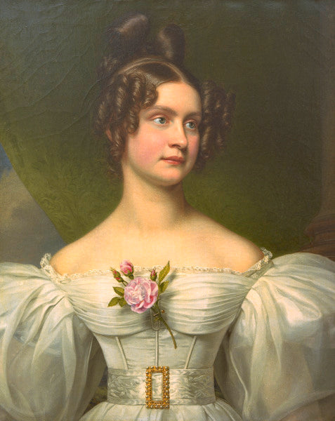 Mathilde von Hessen, vintage artwork by Joseph Karl Stieler, 12x8" (A4) Poster