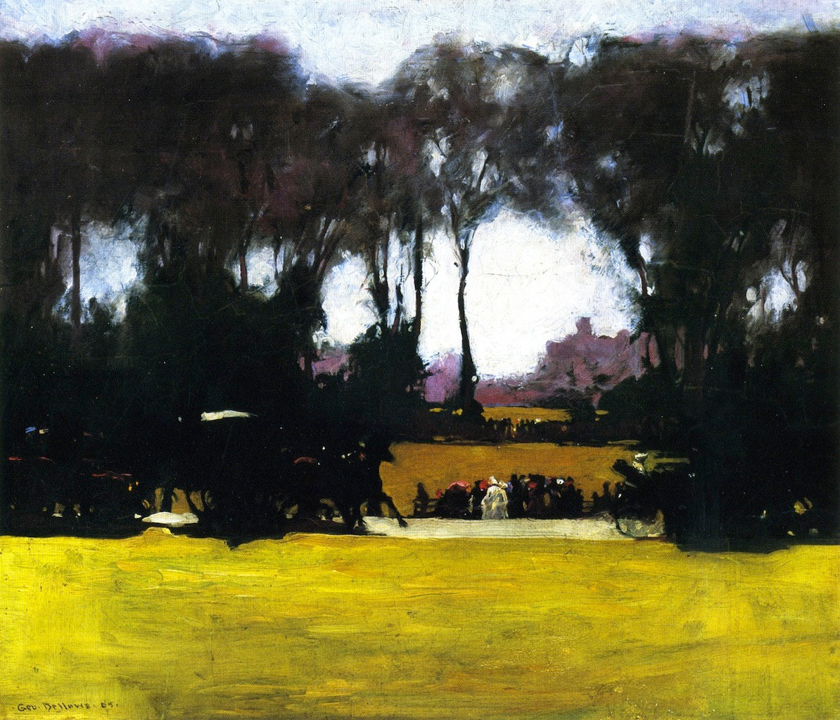 Central Park, vintage artwork by George Wesley Bellows, 12x8" (A4) Poster