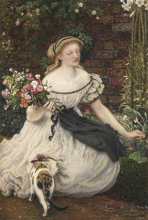 The Nosegay, vintage artwork by Ford Madox Brown, A3 (16x12") Poster Print