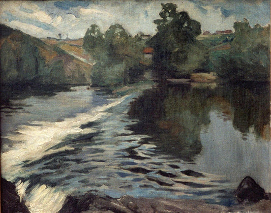 La Creuse, vintage artwork by Allan Osterlind, 12x8" (A4) Poster