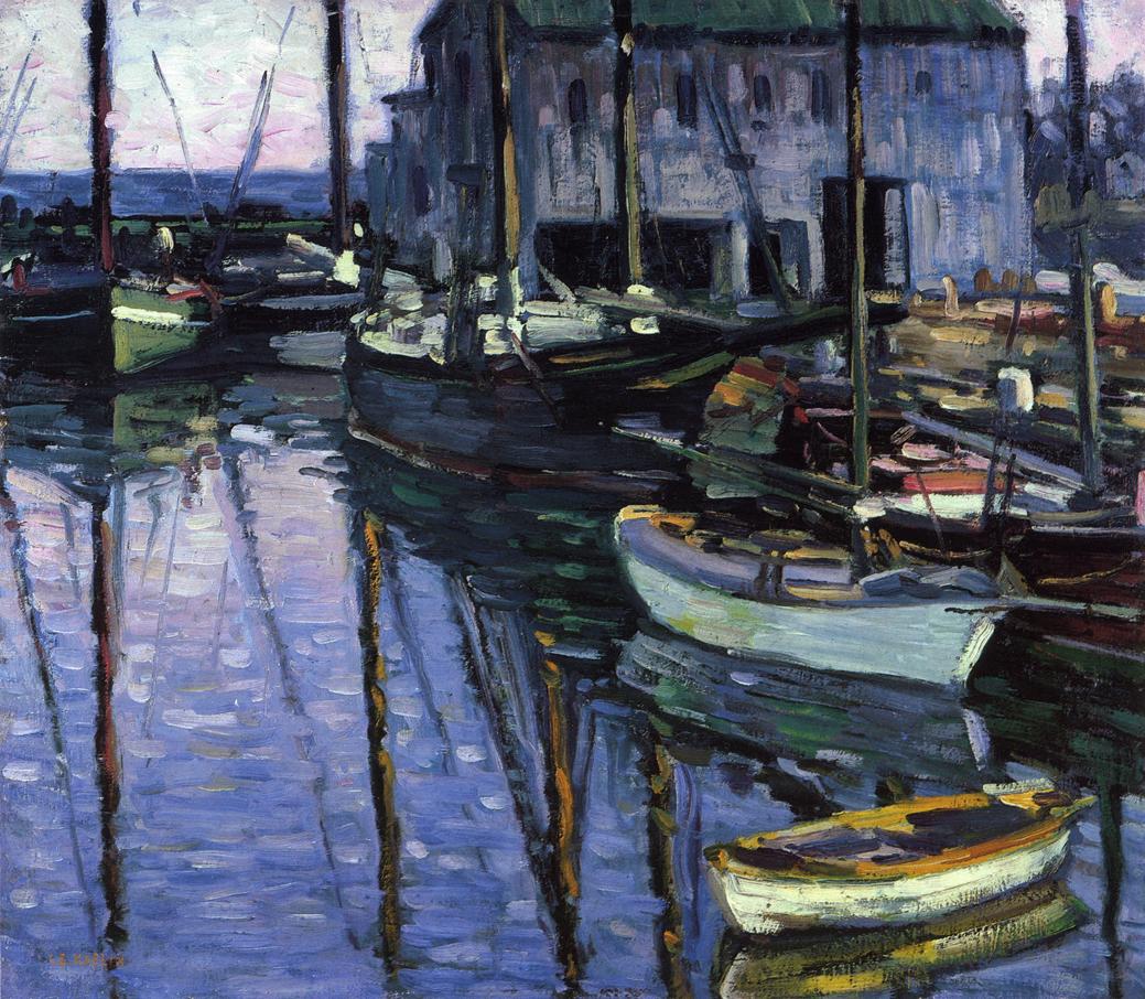 Rockport at Sunrise by Charles Salis Kaelin,A3(16x12")Poster