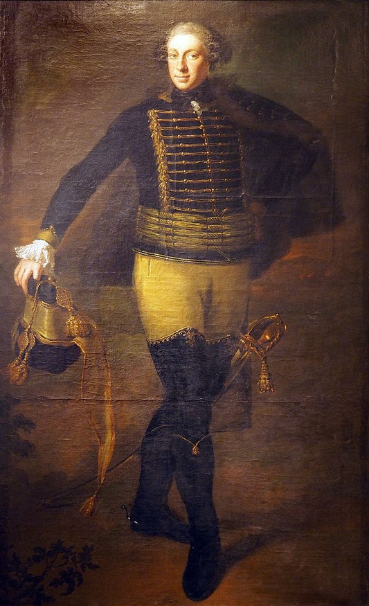 Earl of Putbus, vintage artwork by Anna Rosina de Gasc, 12x8" (A4) Poster