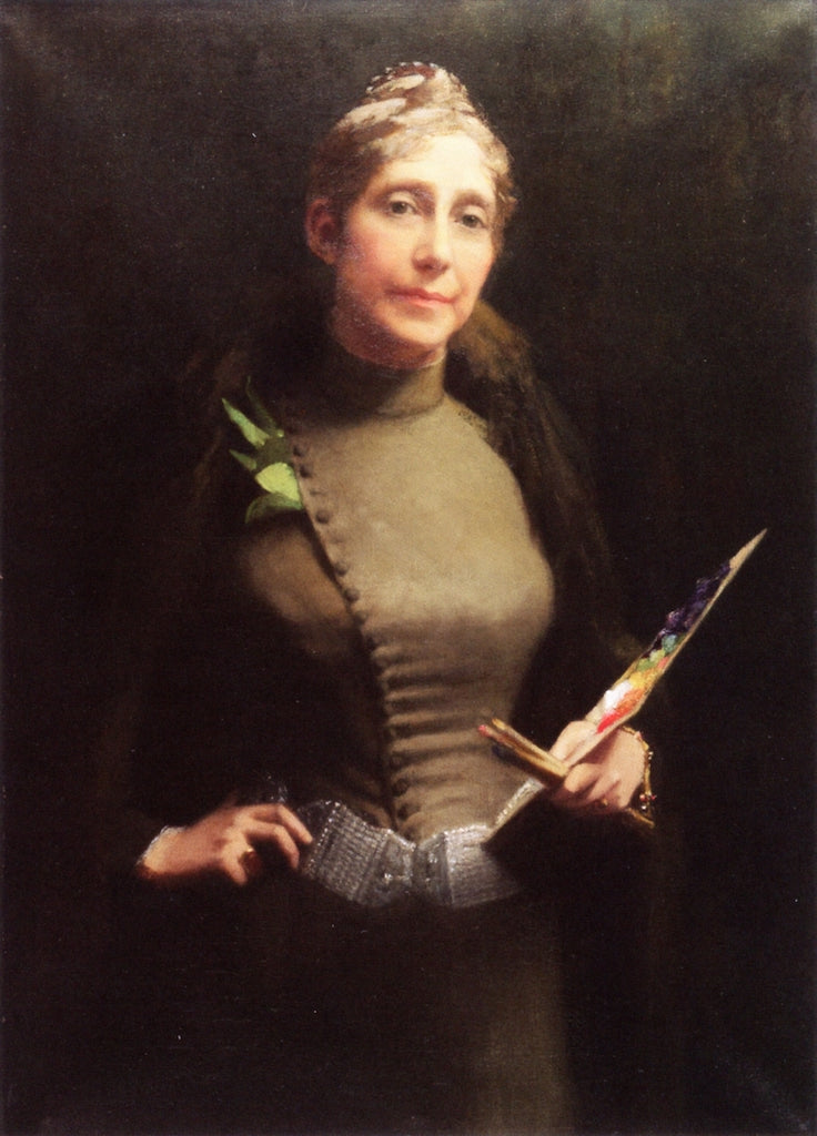 Sarah Wyman Whitman, vintage artwork by Helen Bigelow Merriman, 12x8" (A4) Poster