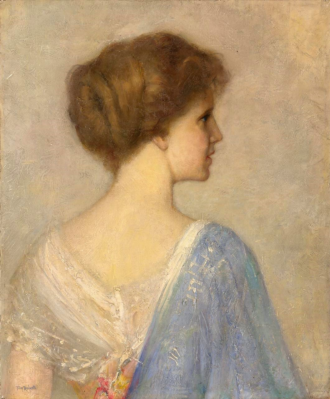 The Elusive Louisa, vintage artwork by Tom Roberts, 12x8" (A4) Poster