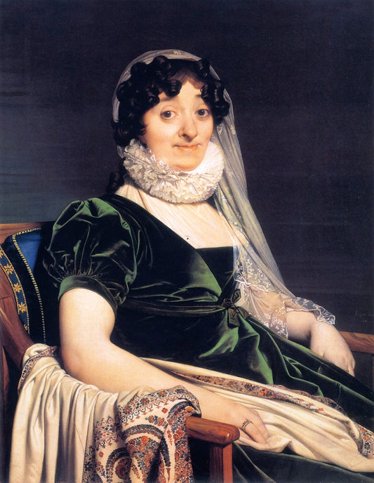 Comtesse de Tournon, vintage artwork by Jean-Auguste-Dominique Ingres, 12x8" (A4) Poster