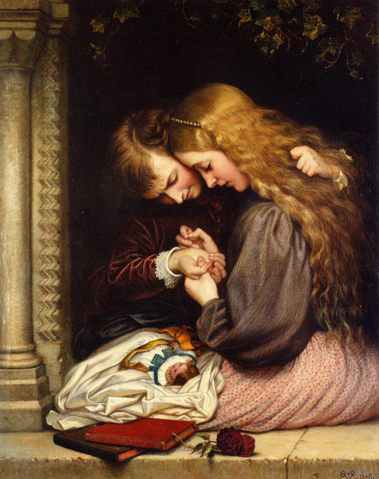 The Thorn, vintage artwork by Charles West Cope, A3 (16x12") Poster Print