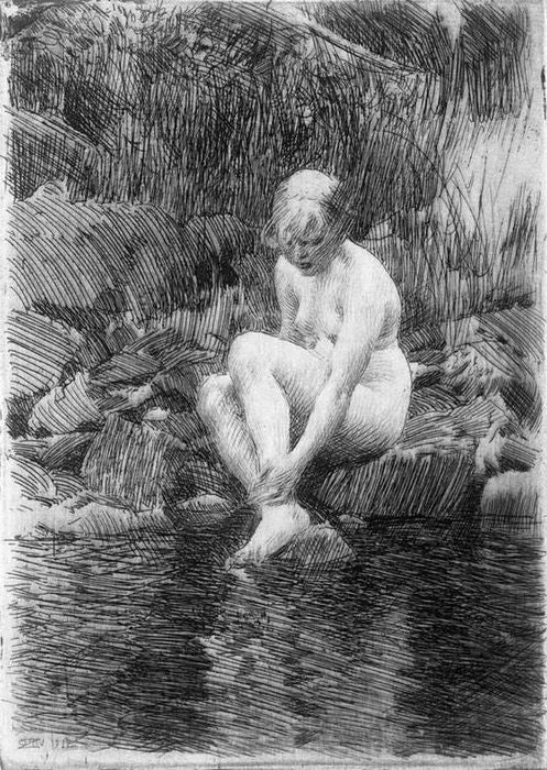 Dagmar by Anders Zorn,A3(16x12")Poster