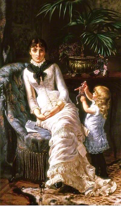 Sad News, vintage artwork by Edgard Pieter Josef Farasyn, 12x8" (A4) Poster