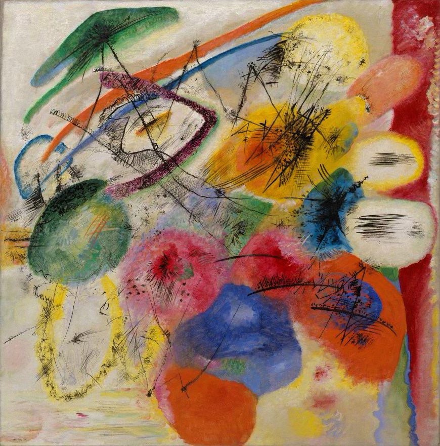 Black Lines ( Schwarze Linien ) by Wassily Kandinsky,A3(16x12")Poster