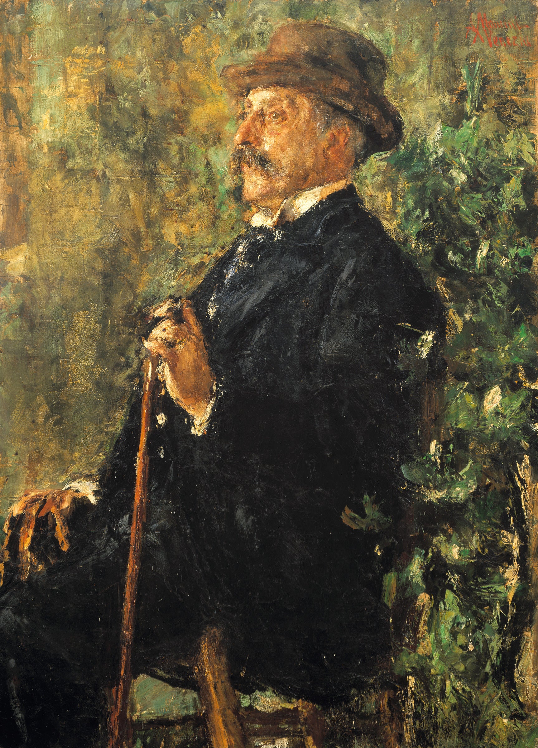 Portrait of John Lowell Gardner by Antonio Mancini,A3(16x12")Poster