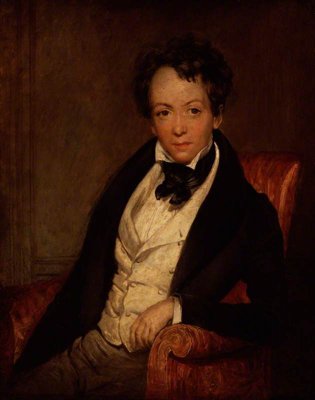 John Baldwin Buckstone, vintage artwork by Daniel Maclise, R.A., A3 (16x12") Poster Print