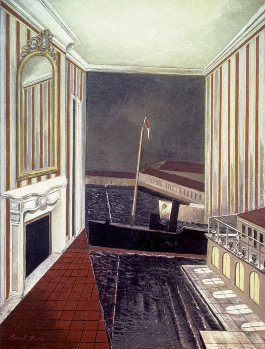 Harbour and Room by Paul Nash,16x12(A3) Poster