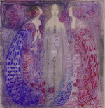 The Three Perfumes by Margaret MacDonald,A3(16x12")Poster