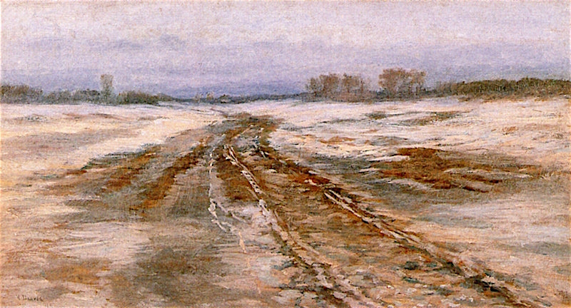 Winter Road by Henry Golden Dearth,A3(16x12")Poster