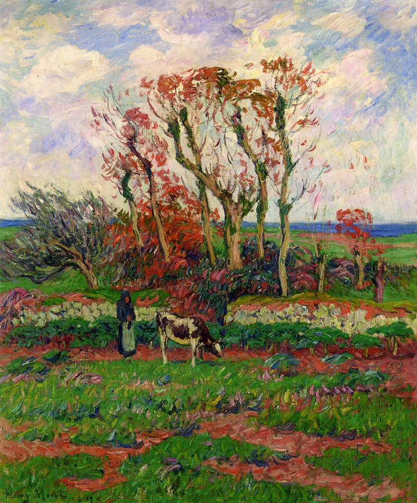 Finestere, Autumn by Henry Moret,A3(16x12")Poster