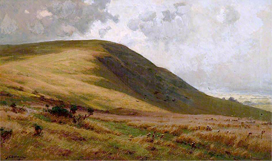 Ditchling Beacon, vintage artwork by John Charles Dollman, 12x8" (A4) Poster