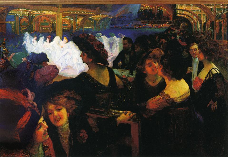 Minuit au Bal Tabarin, Paris by Michel Richard-Putz,A3(16x12")Poster