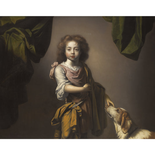 Portrait of the Duke of St. Albans, vintage artwork by Simon Pietersz. Verelst, 12x8" (A4) Poster