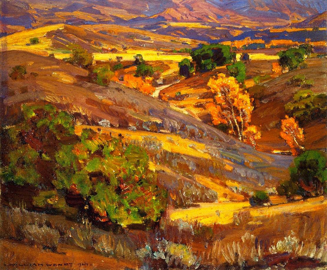 California Gold by William Wendt,A3(16x12")Poster