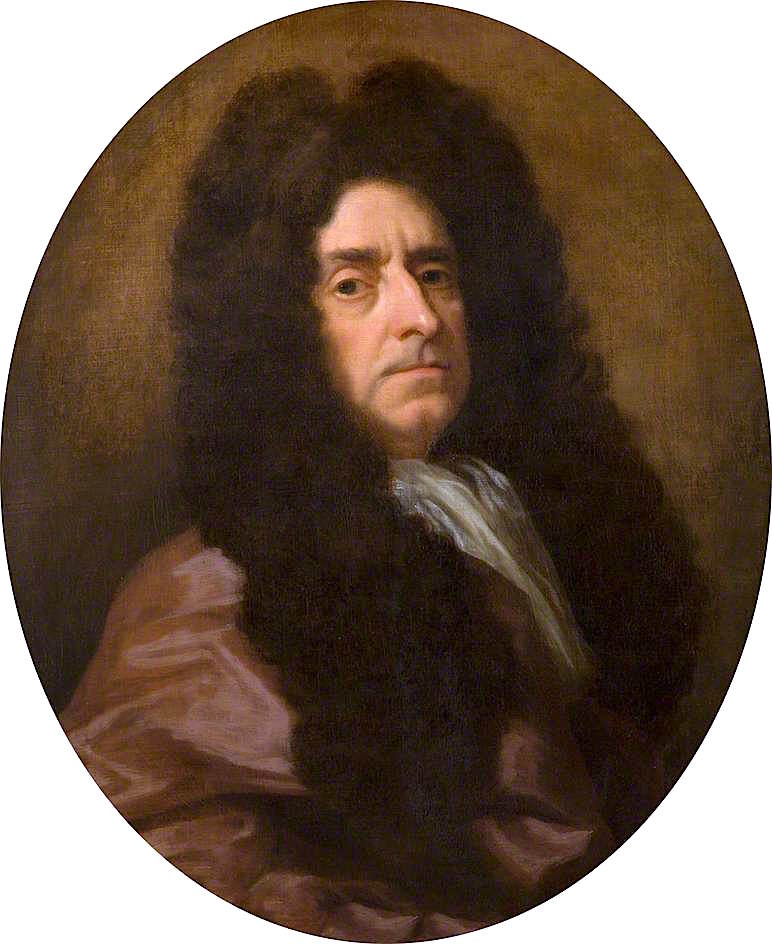 Sir Richard Haddock, vintage artwork by John Closterman, 12x8" (A4) Poster