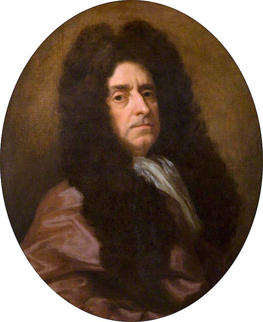 Sir Richard Haddock, vintage artwork by John Closterman, 12x8" (A4) Poster