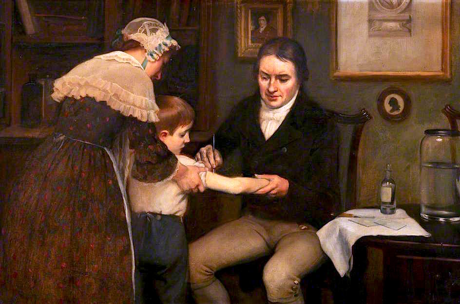 enner Performing His First Vaccination, 1796 by Ernest Board,16x12(A3) Poster