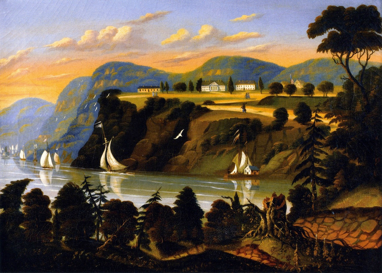 West Point, vintage artwork by Thomas Chambers, A3 (16x12") Poster Print